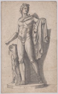 Apollo by Agostino Veneziano