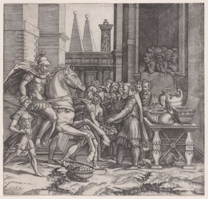 Camillus, 1531 by Agostino Veneziano