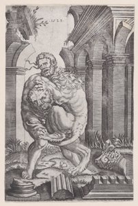 Hercules Strangling the Nemean Lion