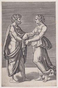 Man and Woman Holding Hands, 1516-17
