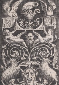 Ornamental Panel by Agostino Veneziano