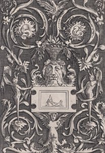 Ornamental Panel, ca. 1514-36 by Agostino Veneziano