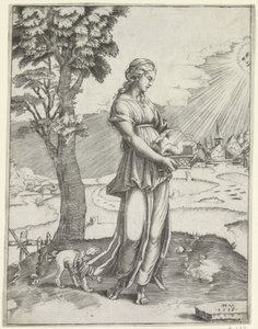 Sibyl of Cumae by Agostino Veneziano
