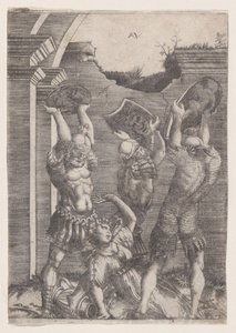 Tarpeia Crushed by the Sabines