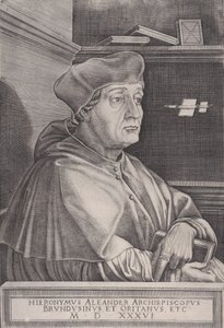 The Archbishop of Brindisi, dated 1536 by Agostino Veneziano