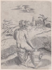 Woman Seated near a Vase