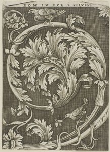 Foliage Ornament from Ancient Roman Church