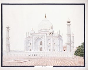 The Taj by Agra School