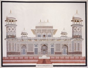 The Tomb of Etahmadowlah, c. 1815 by Agra School