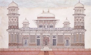 The Tomb of the Itmad-ud-daula by Agra School