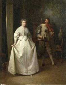 The Dance by Aimé Gabriel Adolphe Bourgoin