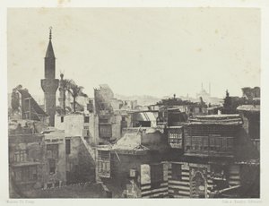 General View Taken from the West, Cairo, plate 1 from the album "Egypt, Nubia, Palestine and Syria," (1852)