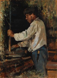 Milling by Hand by Akseli Gallen-Kallela
