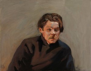 Portrait of Maxim Gorky by Akseli Gallen-Kallela