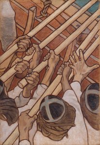 The Defence of the Sampo, Sketch for the Cupola Frescos of the Finnish Pavilion in Paris by Akseli Gallen-Kallela