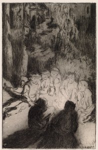 Campfire Story (From Seven Brothers) by Akseli Gallen Kallela