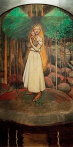 A. Gallen-Kallela, Marjatta and Christ Child by Akseli Valdemar Gallen Kallela
