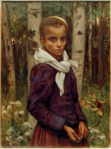 Girl by Akseli Valdemar Gallen Kallela