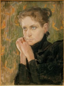 Portrait of Actress Ida Aalberg by Akseli Valdemar Gallen Kallela