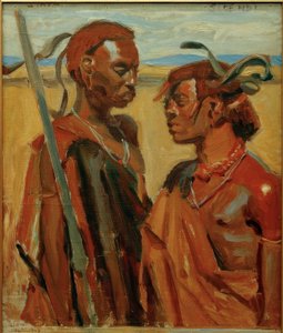 Two Maasai Warriors