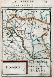 Map of Hungary 1683