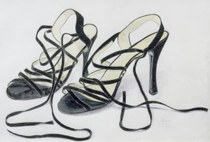 Black Strappy Shoes, 1997 by Alan Byrne