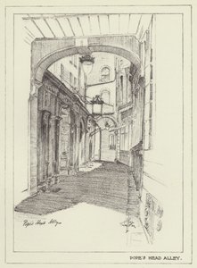 Popes Head Alley by Alan Stapleton