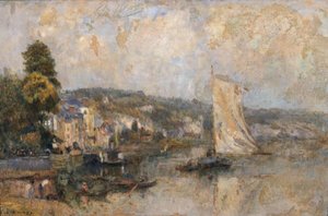 The Seine at La Bouille, near Rouen