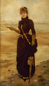 Portrait of Sibylle Aimee Marie-Antoinette Gabrielle de Riquetti de Mirabeau by Albert Aublet