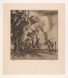 Landscape with Avenue Towards Ostend