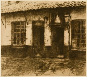 Poorhouses (Kortrijk) by Albert Baertsoen