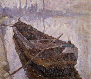 Barge on the Meuse by Albert Baertsoen