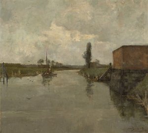 View of the Surroundings of Dendermonde by Albert Baertsoen