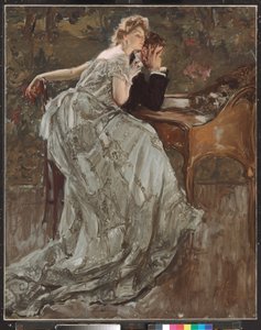 Where Did I Put the Tickets?, 1906 by Albert Beck Wenzell