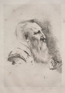 Auguste Rodin by Albert Besnard