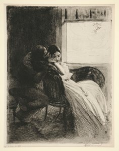 Flirtation by Albert Besnard