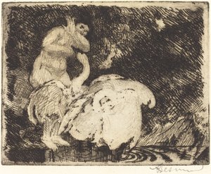 Leda Bathing