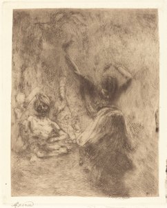 The Dancer of Tanjore by Albert Besnard
