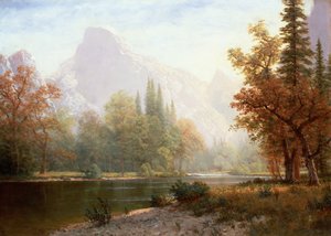 Half Dome, Yosemite by Albert Bierstadt