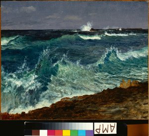 Seascape by Albert Bierstadt
