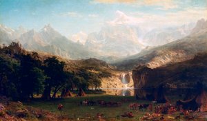 The Rocky Mountains, Landers Peak, 1863