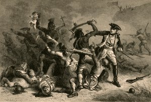 Montcalm Trying To Stop The Massacre by Albert Bobbett