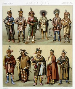 Costume des Pins Rouge by Albert Charles August Racinet