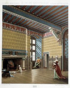 Interior of a Stately Dwelling in the Middle Ages - in 