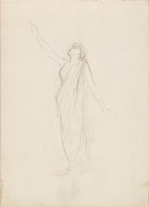 Aino Ackté as Alcestis, Sketch