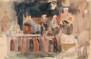 Allegory of the Good Government (sketch) by Albert Edelfelt