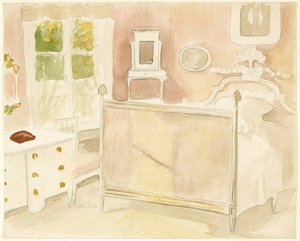 Interior from Haikko Villa by Albert Edelfelt