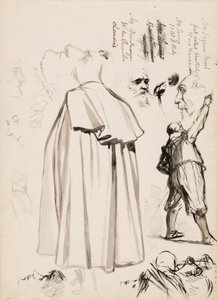 Male Figures, Faces