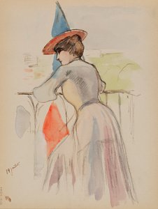 Woman on a Balcony