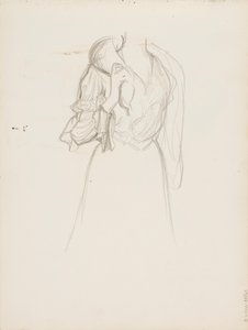 Female Figure (Mme Flore Deschamps?) by Albert Edelfelt
